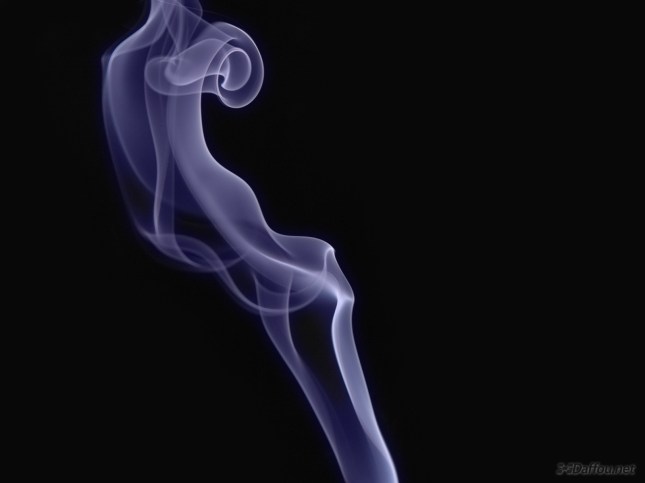 ...es como el humo... no ves que está ahí hasta que te molesta.